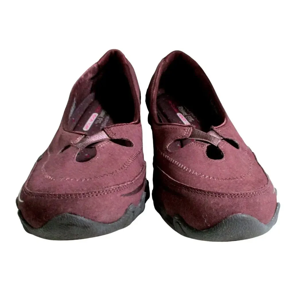 Sketchers Women's Purple Relaxed Fit Slip On Shoes Size 8M